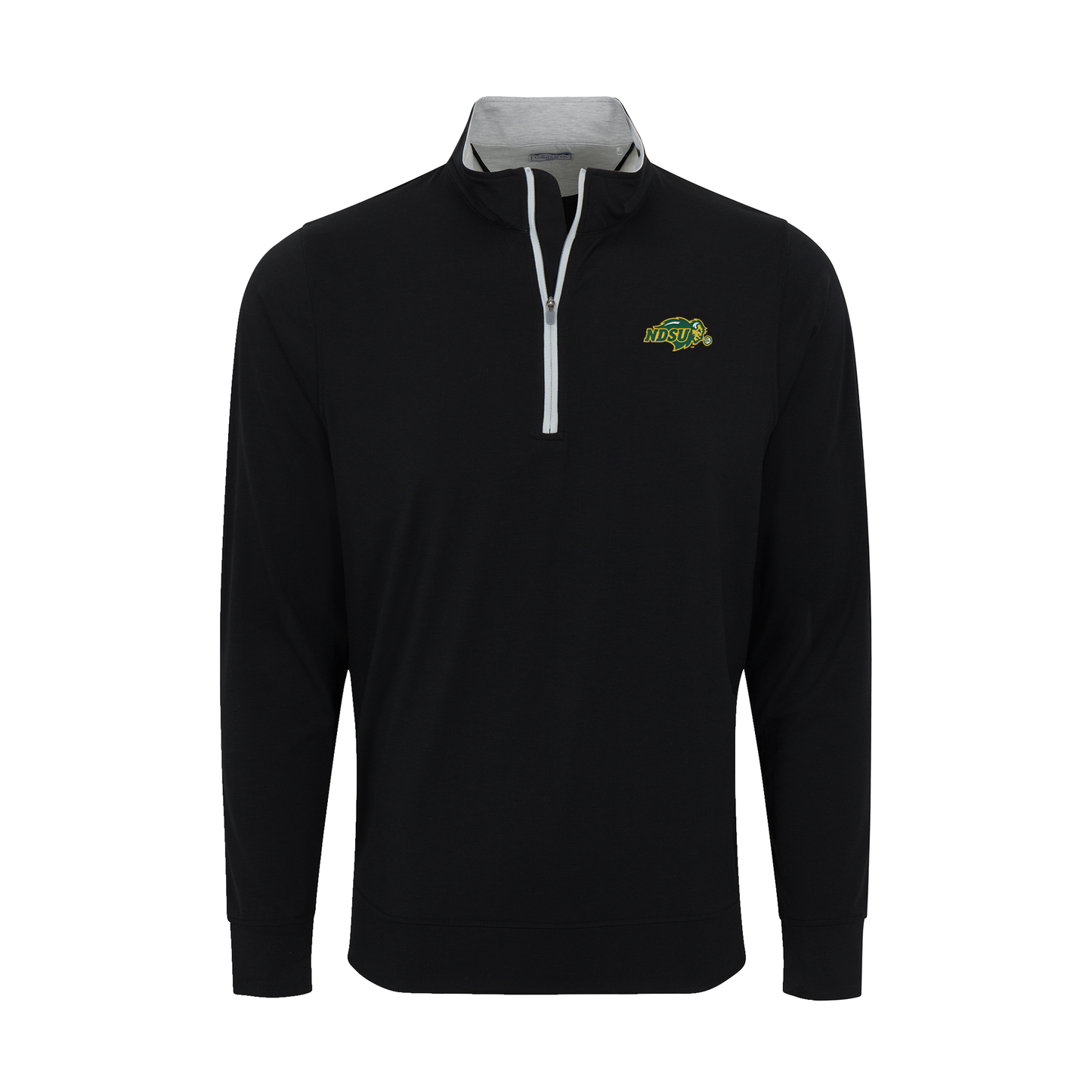 North Dakota State DriRelease® Performance Pullover Black with Light Grey Trim
